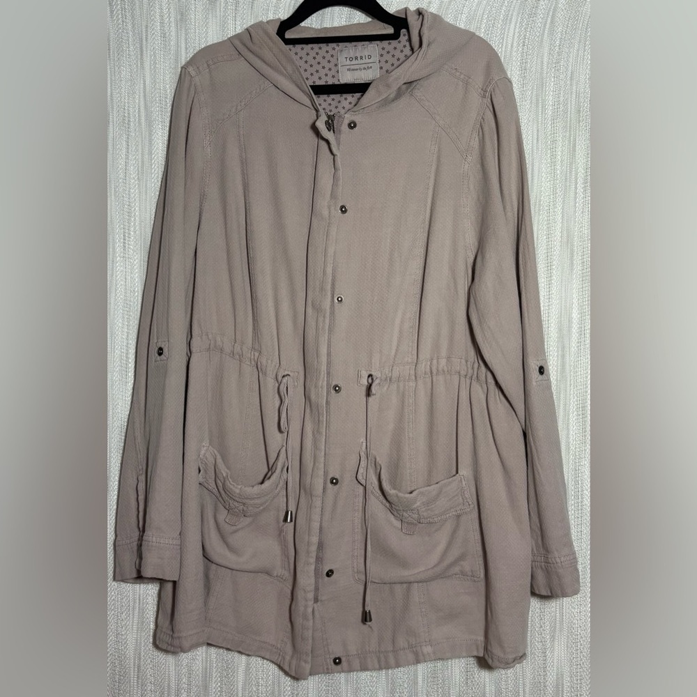 Torrid Women's Utility Jacket in Light lilac